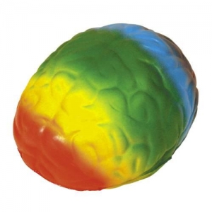 Rainbow Brain Stress Balls | Personalized Stress Relievers | Promotional