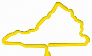 Virginia State Shaped Pen