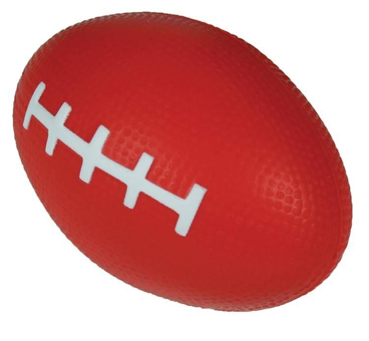 Football Stress Reliever Balls Red 3.5