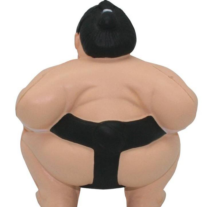 Sumo Wrestler Stress Reliever Balls - Back