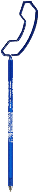 Telephone Handset Promotional Pen, Personalized Pens.