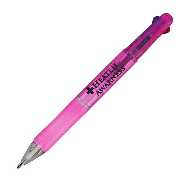 Translucent 3 in 1 Ballpoint Pen BB-USK609 Pink