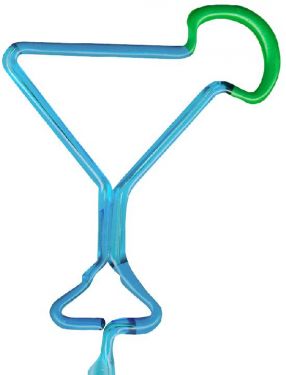 Martini Glass with Wedge Pen MC