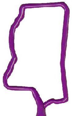 Mississippi State Shaped Pen