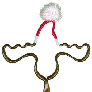 Moose With Santa Hat Pen