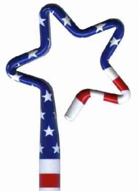 Patriotic Star Shaped Pen MC