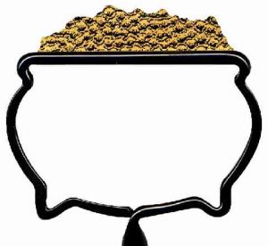 Pot of Gold Shaped Pen MC